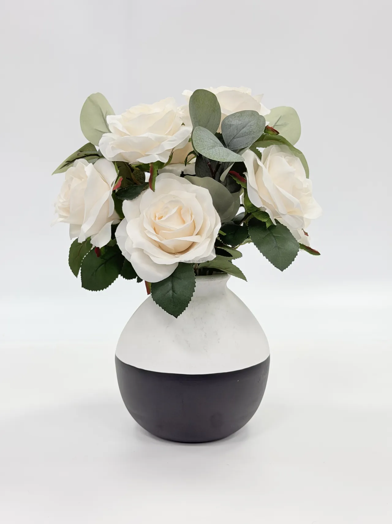 XinYue Kunstblumen - 常规盆栽仿真玫瑰花HBAPT24083-61