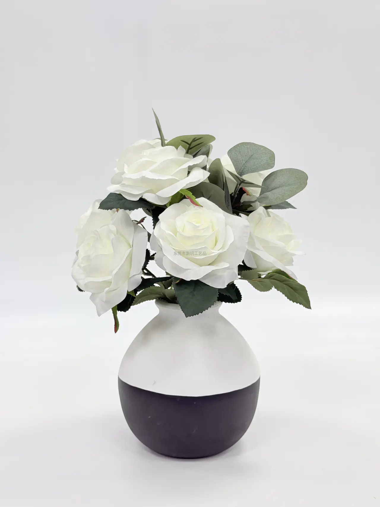 XinYue Kunstblumen - 常规盆栽仿真玫瑰花HBAPT24083-1A