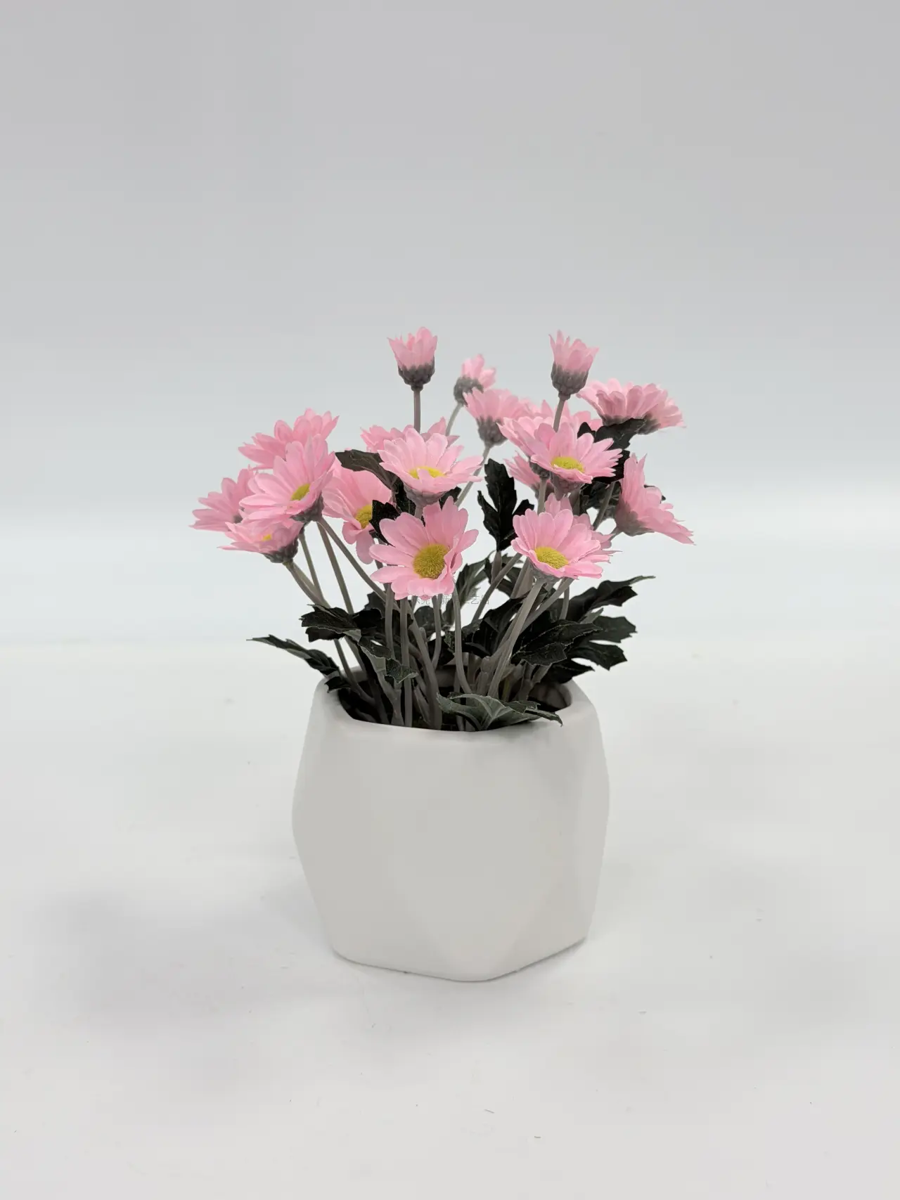 زهور XinYue الاصطناعية - 常规盆栽仿真菊花HBAPT25185-2